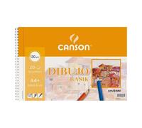 Bloc Dibujo Canson Basik Espiral A4+ 20 Hojas Microperforado 130 g/m²