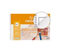 Bloc dibujo Canson espiral con recuadro 20 hojas 130 gr