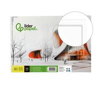 Bloc dibujo liderpapel lineal vanguardia 230x325mm 20 hojas 130g m2 con recuadro perforado - DL19
