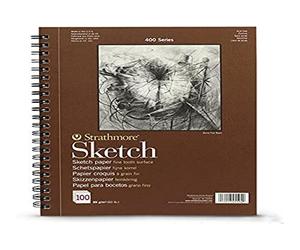 Bloc Enc 21x29,7 100H Strathmore Sketch (400) 89g Blanc Nat