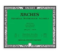 Bloc Enc 4L 41x51 20H Arches Aquarelle 100% Fino 300g Blanc Nat