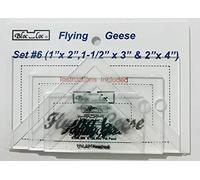 Bloc, juego de 6 reglas acrílicas