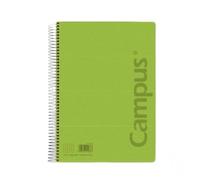 Bloc marca CAMPUS modelo BLOC CAMPUS A4 T.PP 80H 90G CN4 VERDE