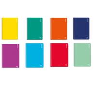 Bloc Pacsa Basic Tapa Normal 4º 80H Cuadric.4X4 Apdo. 60G Surtido (8 Col.) (Set de 10)