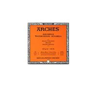 Arches Bloque de acuarela Aquarelle 300g Bloc encolado 4L 20x20 cm 20 hojas Blanco natural