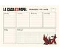 Grupo Erik Bloc planificador semanal A4 La casa de papel - Organizador semanal - Planificador semanal - Planning escritorio - Material escolar y papeleria - La casa de papel merchandising