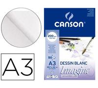 Bloc Plano Pegado Canson Imagine A3 50F 200 Gr