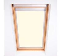 Bloc Skylight Blind para Ventanas de Techo Velux Blockout, Crema, F06