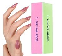 Bloc Tampon à Ongles à 4 Côtés - 9x3,2x2,5 Cm Bloc Tampon à Ongles à 4 Voies - Polisseuse à Ongles, Blocs De Polissage Et De Lissage, Ponçage Polissage Meulage Polisseuse Fichier Brillance