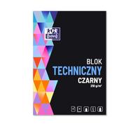 Bloc técnico Oxford A4 10 hojas negro 1 unidad 210 g/m2