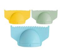 Bloccabordi - Plantilla de 3/4 mm para costura medidor regla para dedos - Regla de silicona con guía para pulgar 3 piezas herramienta medida