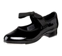 Bloch Dance Annie Tyette Tap Shoe (Toddler/Little Kid/Big Kid),Black Patent,13 W US Little Kid