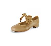 Bloch Dance Girls' Annie Tyette Dance Shoe, BrownTan, 10 Medium US