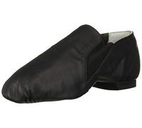 Bloch Dance Girl's Elasta Bootie Jazz Shoe, Black, 12 M US (Toddler/Youth)