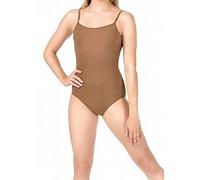 Bloch Dance Nejor Microlux - Maillot Camisola para Mujer, Color Almendra, Talla M Larga