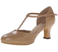 Bloch Plantilla Acolchada para Mujer, Suela de Ante y antepié, caña Corta con Inserto elástico, Bronceado, 42.5 EU
