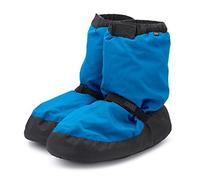 Bloch Warm Up Bootie, Zapatillas de Baile Mujer, Negro, Azul (Blue Fluro), Large