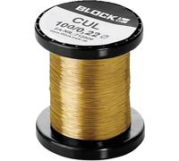 Block Alambre de cobre esmaltado Cul 500/0,63 Ø exterior (sin barniz aislante): 0.63 mm 165 m 0.50 kg