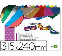Block Crafts Carton Metalico 210X297 mm 10F 250Gr Colores Surtidos