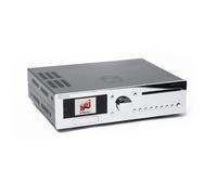 Block CVR-200 Receptor estéreo Blu-ray con Internet y salida de música de 2 x 100 W para streaming y reproducción de vídeo en color plata cromado