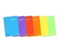 BLOCK ENRI PLUS tapa PP 4º 80h LISO 90g SURTIDO. 5 UNIDADES