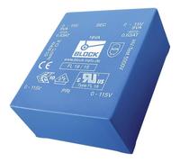 Block FL 8/12 Transformador para PCB 2x115V 2x12V AC 8VA 333mA
