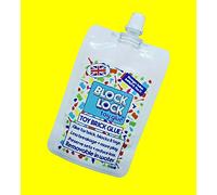 BLOCK LOCK ® Toy glue for LEGO ®, MEGA BLOK, KINEX toys, building bricks + blocks 50 ml spout pouch