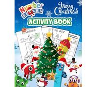 Block Merry Christmas Activity Book - Number Book: With 50 Pages For 3+ Kids To Create | Unleash For Creativity