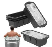 Block Mold, Freezer Maker Containers, with Camping Outdoor, 25cm Large Size, Kitchen Restaurant Party, Home Picnic Cooking Tool, Storage Tray Set For Freezer Use Camping Outdoor Kitchen Mo