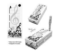 BLOCK NOTAS CON BOLI MUSICA