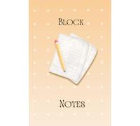 Block notes a righe: Block notes cartaceo decorato,con aggiunta di calendario nella prima pagina di 50 pagine scrivibili