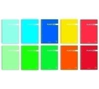 BLOCK PACSA PLASTIPAC micro.tapa PP A5 100h CUADRIC.5x5 90g 5 COL. BANDA SURTIDO. 4 UNIDADES