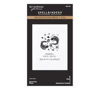 Block Print Piscis - Prensa de registro + placa de aluminio