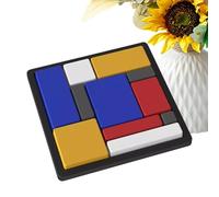 Block Puzzle Intelligence Brain Teasers Toy | Puzzle Blocks | 88 Challenges 4 Difficulty Levels Tangram Jigsaw, for Kids Boys Teens Youth Children Preschool Kindergarten Birthday Christmas