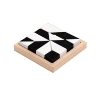 Block Puzzles - 3D Hiding Block Puzzle with Tray | Early Education Logic Skill Toy | Preschool Jigsaw Training Set for Girls Boys Children Son Daughter Home Playroom Learning Centers Daily Bra