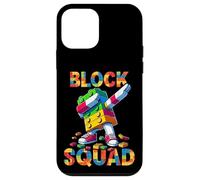 Block Squad Funny Blocks Bricks Toy Lover Master Builder Carcasa para iPhone 12 Mini