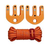 Block & Tackle - 157.48 Inch Heavy Duty Lifting System | Nylon Outdoor Utility Gear - Weatherproof Compact Design for Reliable Lifting Support in Hunting Camping Climbing & Garage Organization Tasks
