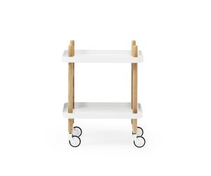 Block Trolley Blanco/ Madera de Fresno