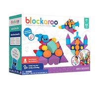 Blockaroo Bloques de construcción magnéticos como Juego Educativo para niños, Juego de Juguetes de Agua para construcciones Creativas, Ideal para bannewanne, Caja de construcción con 50 Bloques