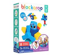 Blockaroo - Juego Educativo de Bloques de construcción magnéticos para niños, Juego Educativo de Juguetes de Agua para construcción Creativa, Caja de avión con 10 Bloques de construcción