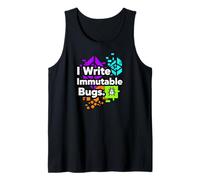 Blockchain Developer Funny I Write Immutable Bugs Camiseta sin Mangas