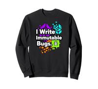 Blockchain Developer Funny I Write Immutable Bugs Sudadera
