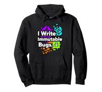 Blockchain Developer Funny I Write Immutable Bugs Sudadera con Capucha