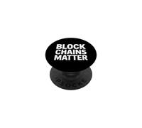 Blockchain Divertido Que Dice Que Las Cadenas de Bloques importan Las criptomonedas PopSockets PopGrip Adhesivo