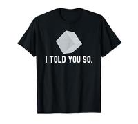 BlockDAG Logo Crypto Merchandise I Told You So Camiseta
