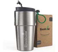 Blockhütte Termo de Café para Llevar 500ml - 6h Caliente, Inoxidable | Coffee Cup to Go Adultos para Viaje & Sobre la Marcha - Termo Vaso Café, Hermético Snap Lid, 10h Frío