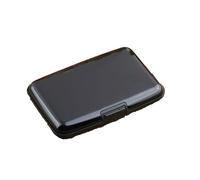 Blocking Credit Card Holder Metal Wallet ID Card Protector Case Business Card Holder for Men or Women Visitenkartenetui flach, Negro , talla única