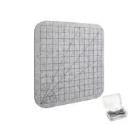 Blocking Mat, Felt Knitting Square Board, Crochet Craft Supply Tool | Crocheting Blocking Boards for Knitters Crocheters Fiber Artists Beginners Professionals Craft Room Home Apartment Studio