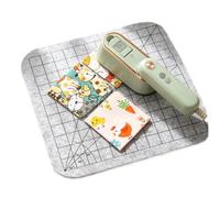 Blocking Mats For Crochet - Felt Crocheting Supplies, Gridlines Board Set | Fiber Artists Beginners | Hobbyists Craft Room Home Apartment, Interlocking Foam Tiles Pressing Square Patterns Accurately No