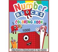 blocks Coloring Book for Kids: Learn Numbers with Fun and Creative Coloring Pages